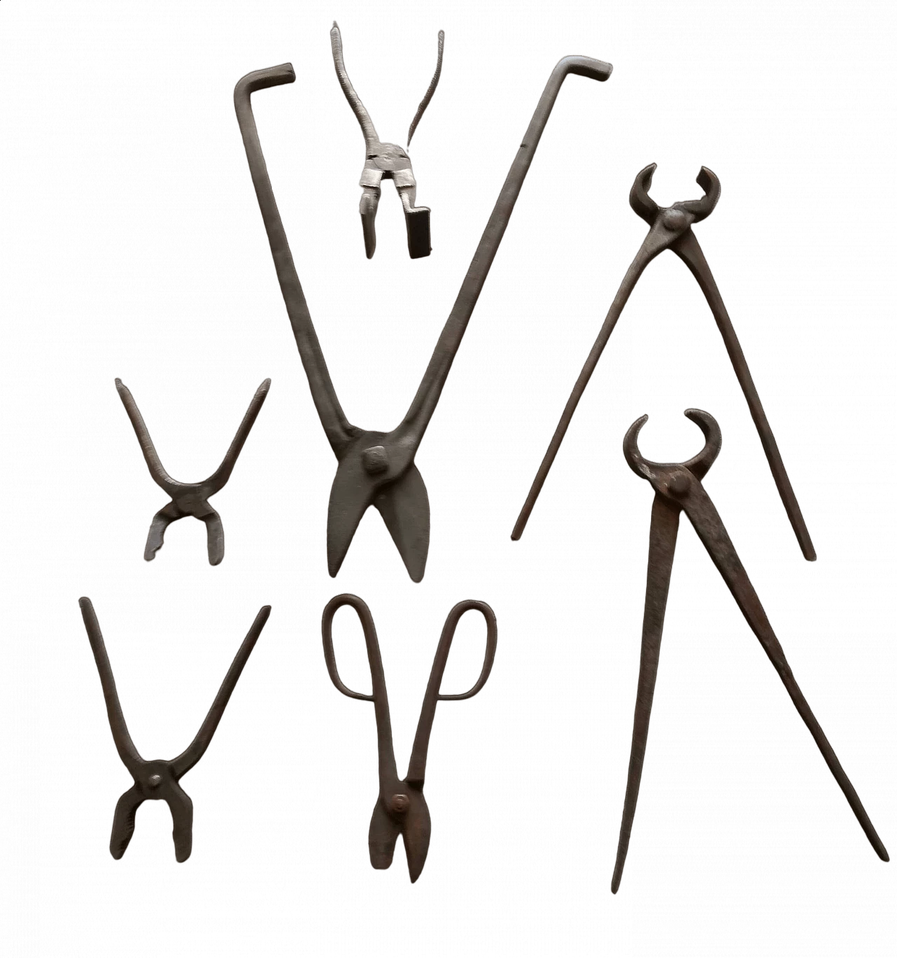 7 Metal blacksmith tools, 1940s 6