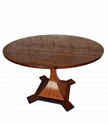 Rosewood extendable table in the style of Carlo De Carli, 1950s