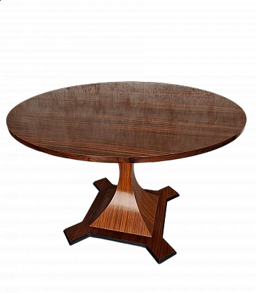 Rosewood extendable table in the style of Carlo De Carli, 1950s