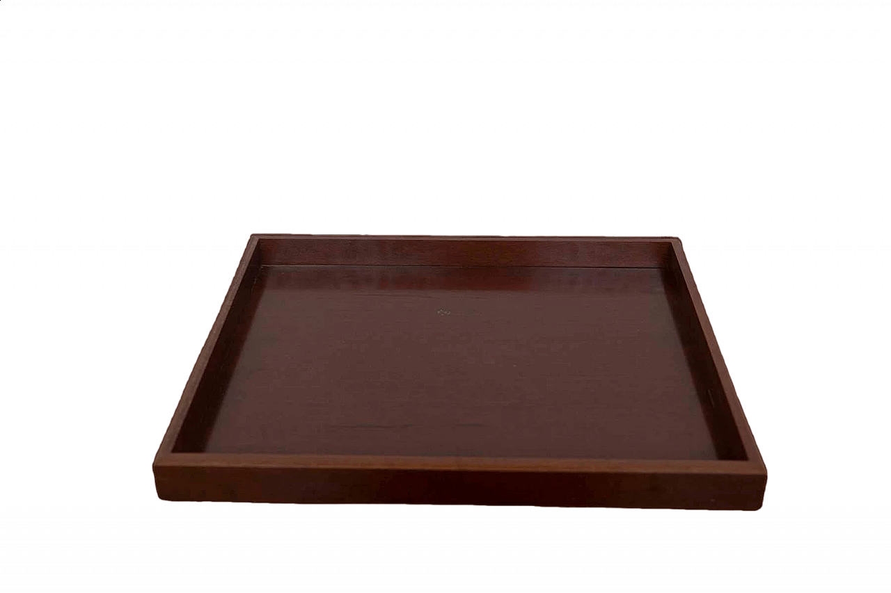 Wooden tray with trademark Loro Piana, 1990s 7