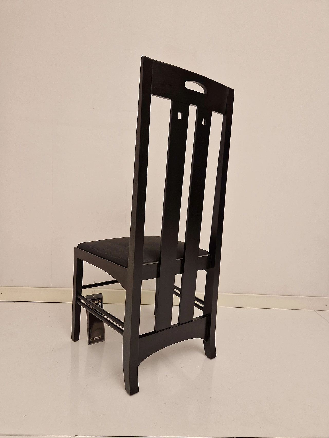 Ingram chair by Charles Rennie Mackintosh for Cassina, 1980s 4