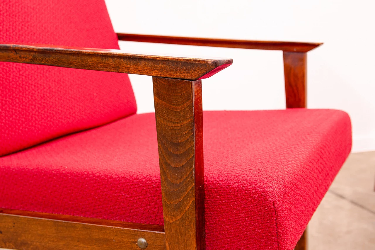 Coppia di poltrone di Jaroslav Šmídek per TON, anni '70 5