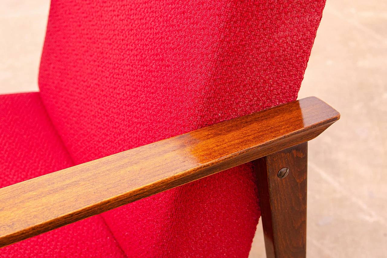 Coppia di poltrone di Jaroslav Šmídek per TON, anni '70 7