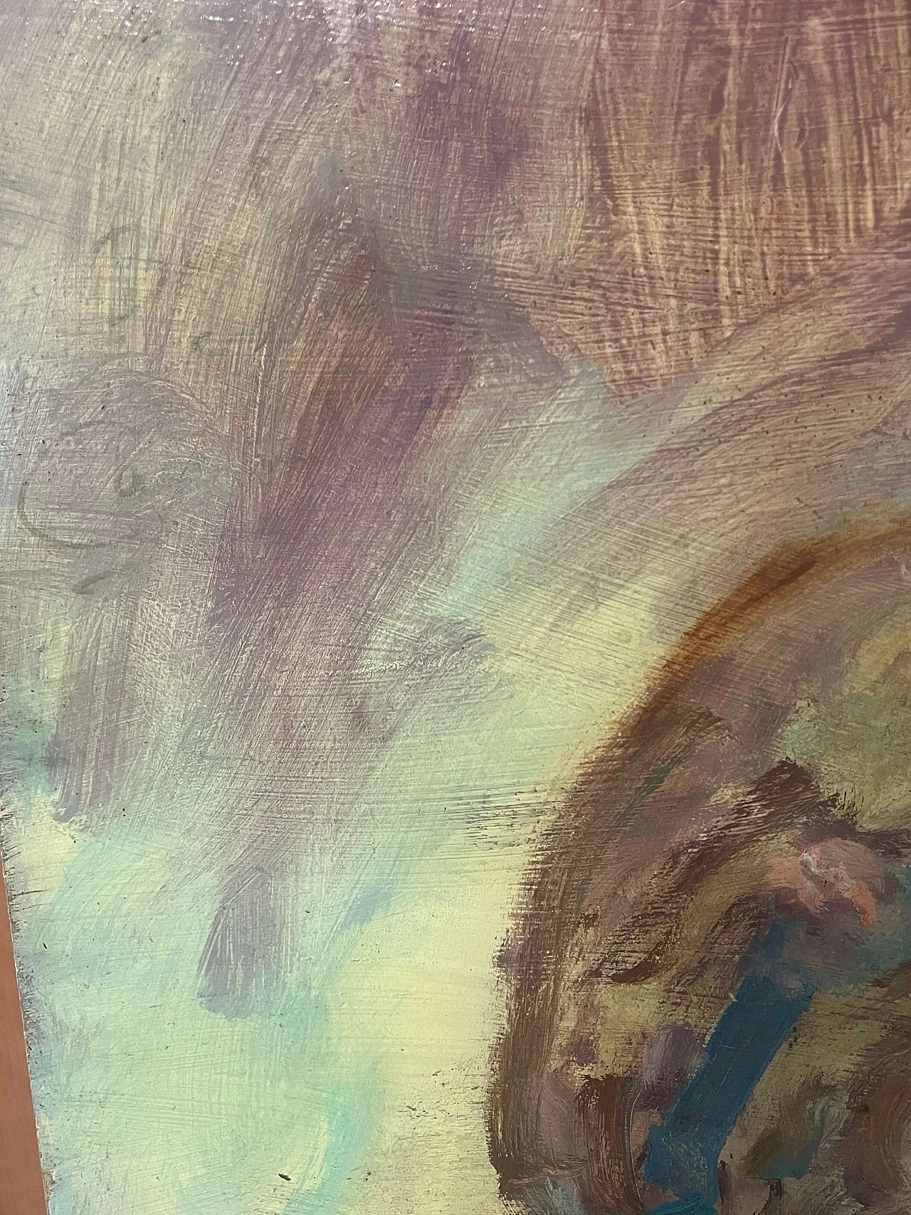 Pietro Augusto Cassina, ritratto femminile, dipinto a olio su masonite, anni '70 10