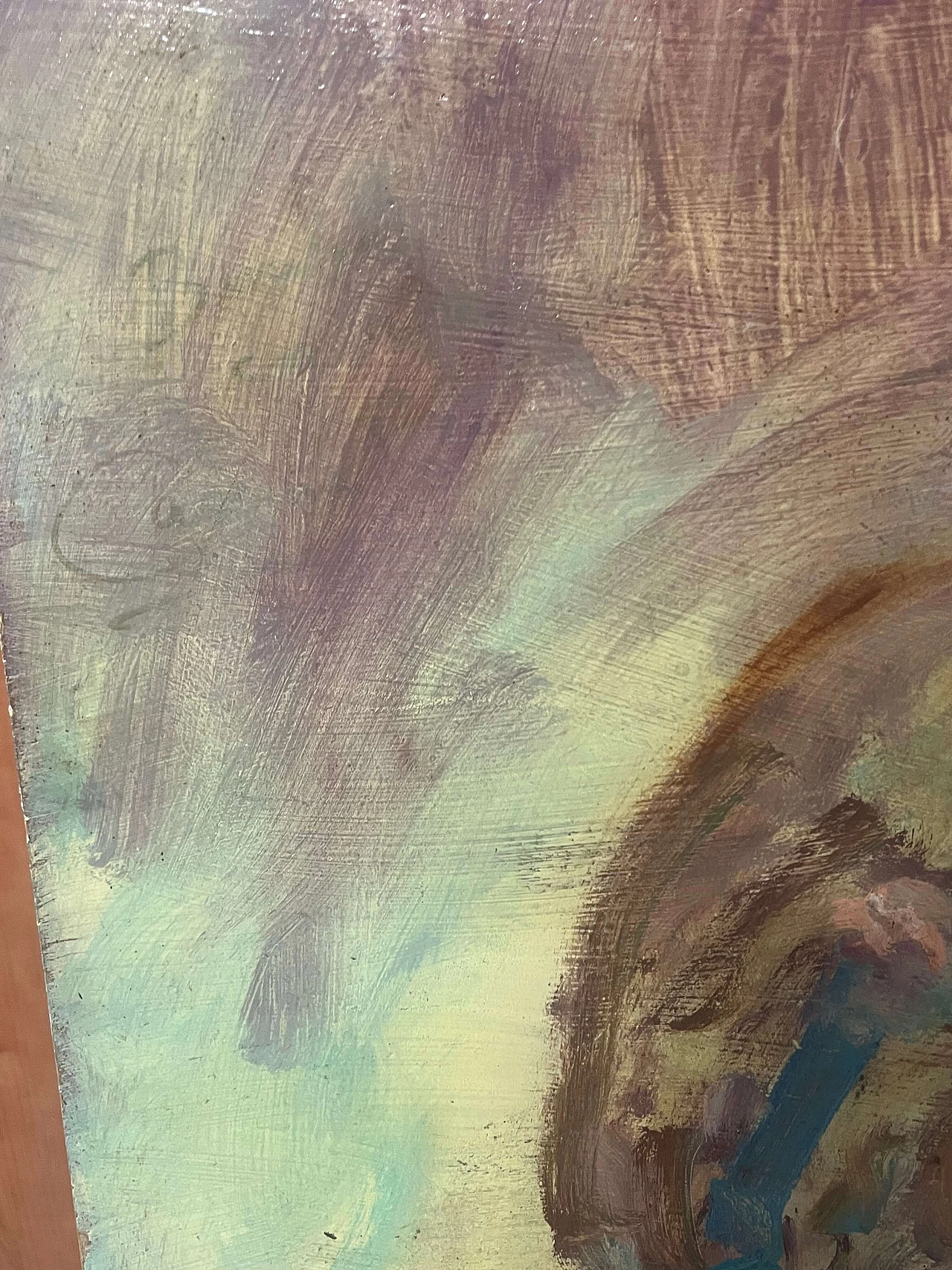 Pietro Augusto Cassina, ritratto femminile, dipinto a olio su masonite, anni '70 11