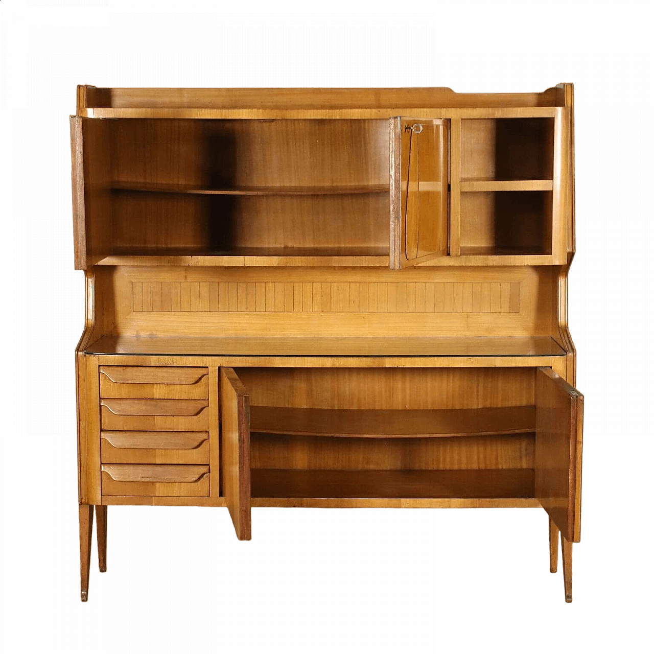 Cherry veneer sideboard, 1950s 3