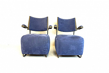 Pair of Oscar lounge chairs by Harri Korhonen, 1980s