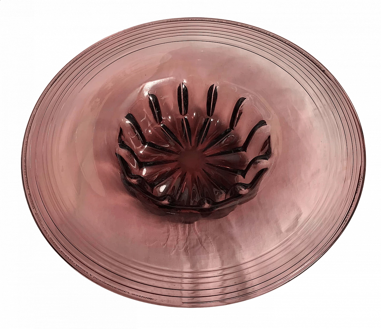 Centrotavola in vetro di Murano attribuito a Cappellin, anni '30 6