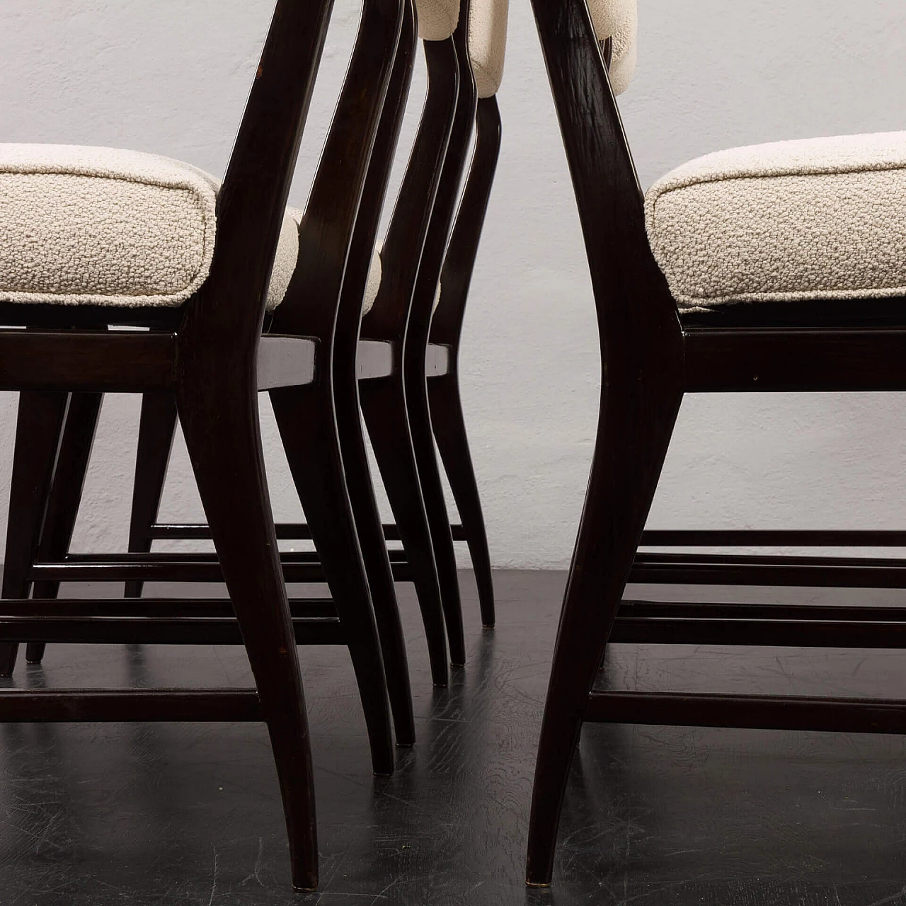 6 Mid Century Modern dining chairs, 1960s 7