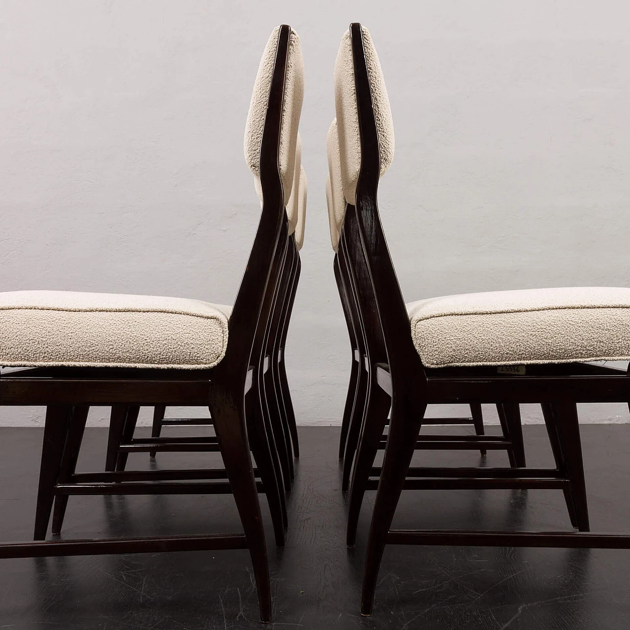 6 Mid Century Modern dining chairs, 1960s 8