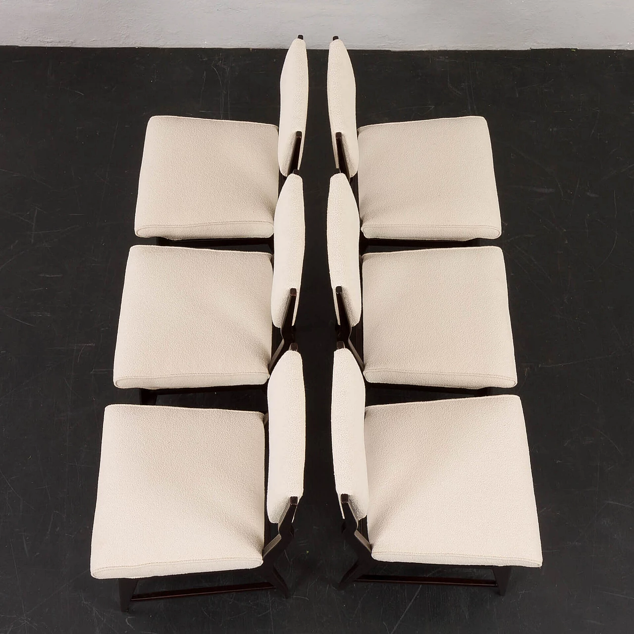 6 Mid Century Modern dining chairs, 1960s 9