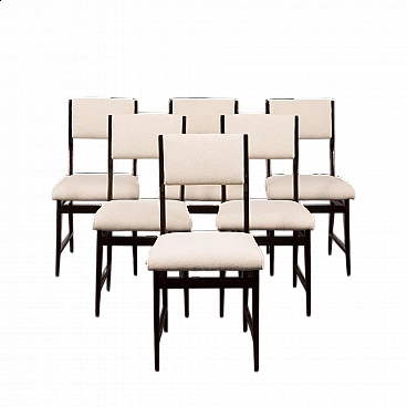 6 Mid Century Modern dining chairs, 1960s