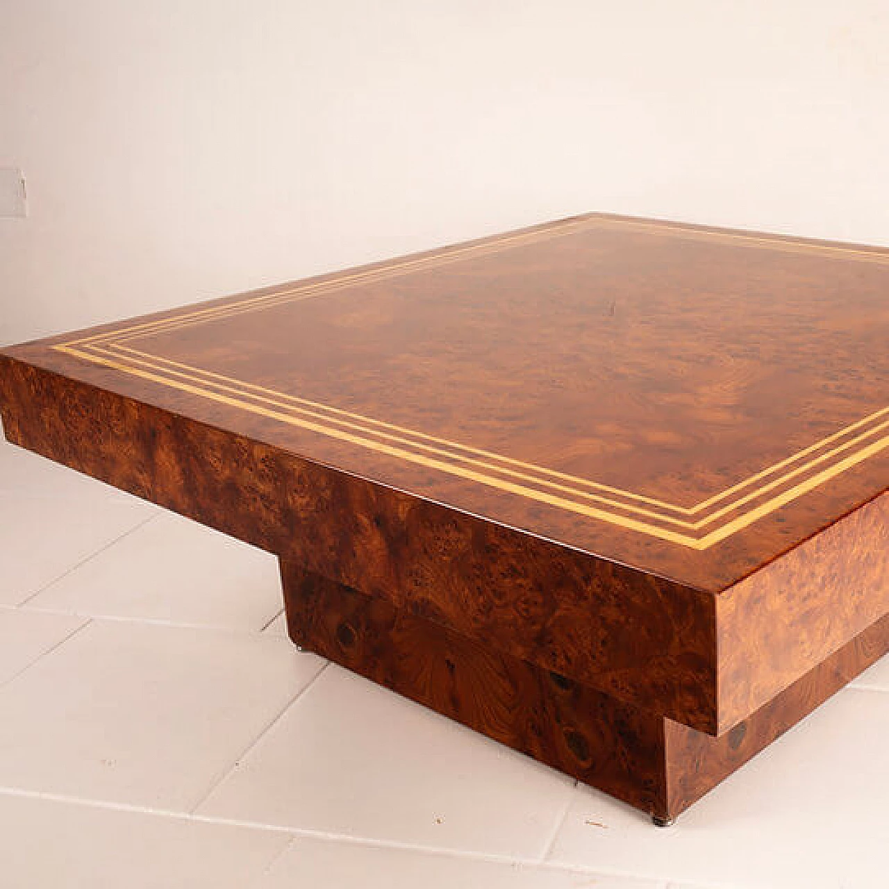 Wooden table by Fabrizio Smania for Studio Smania Interni, 1970s 5