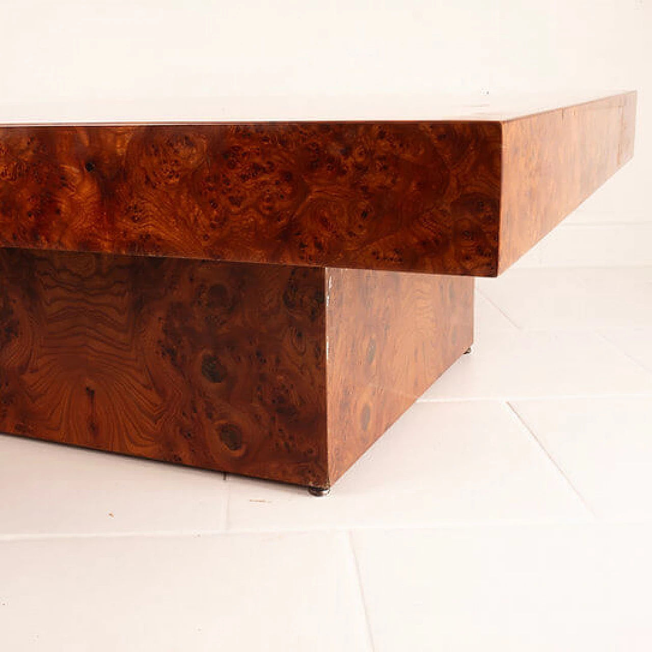Wooden table by Fabrizio Smania for Studio Smania Interni, 1970s 8