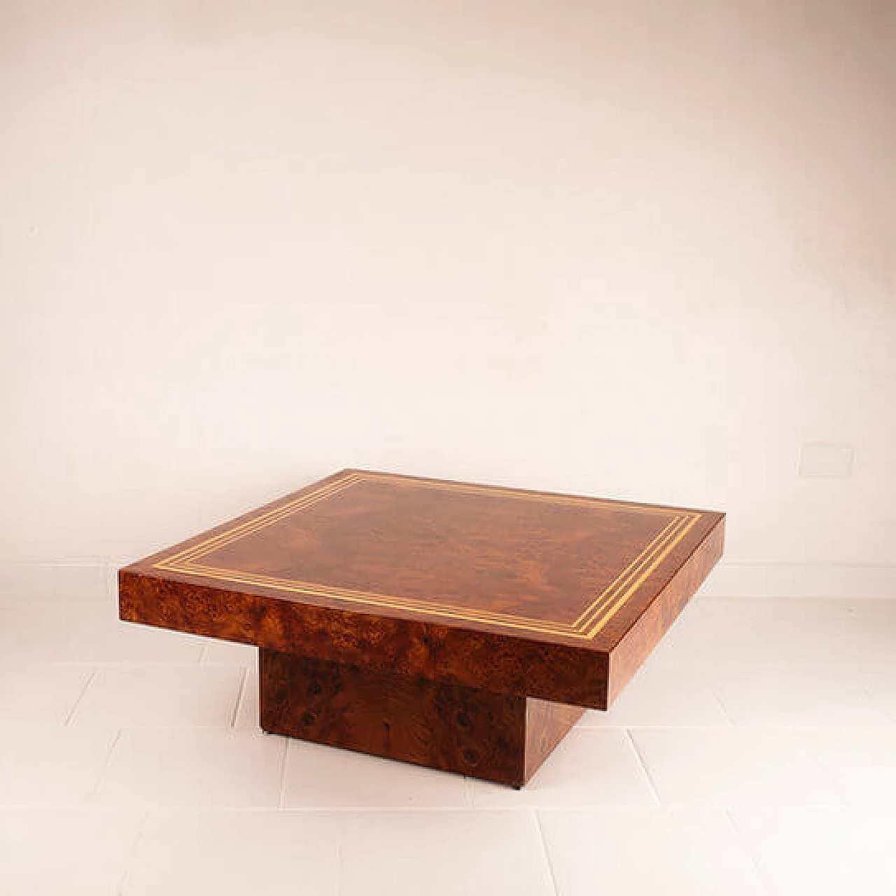 Wooden table by Fabrizio Smania for Studio Smania Interni, 1970s 9