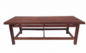 Teak bench attributed to Ico & Luisa Parisi for Mim, 1958