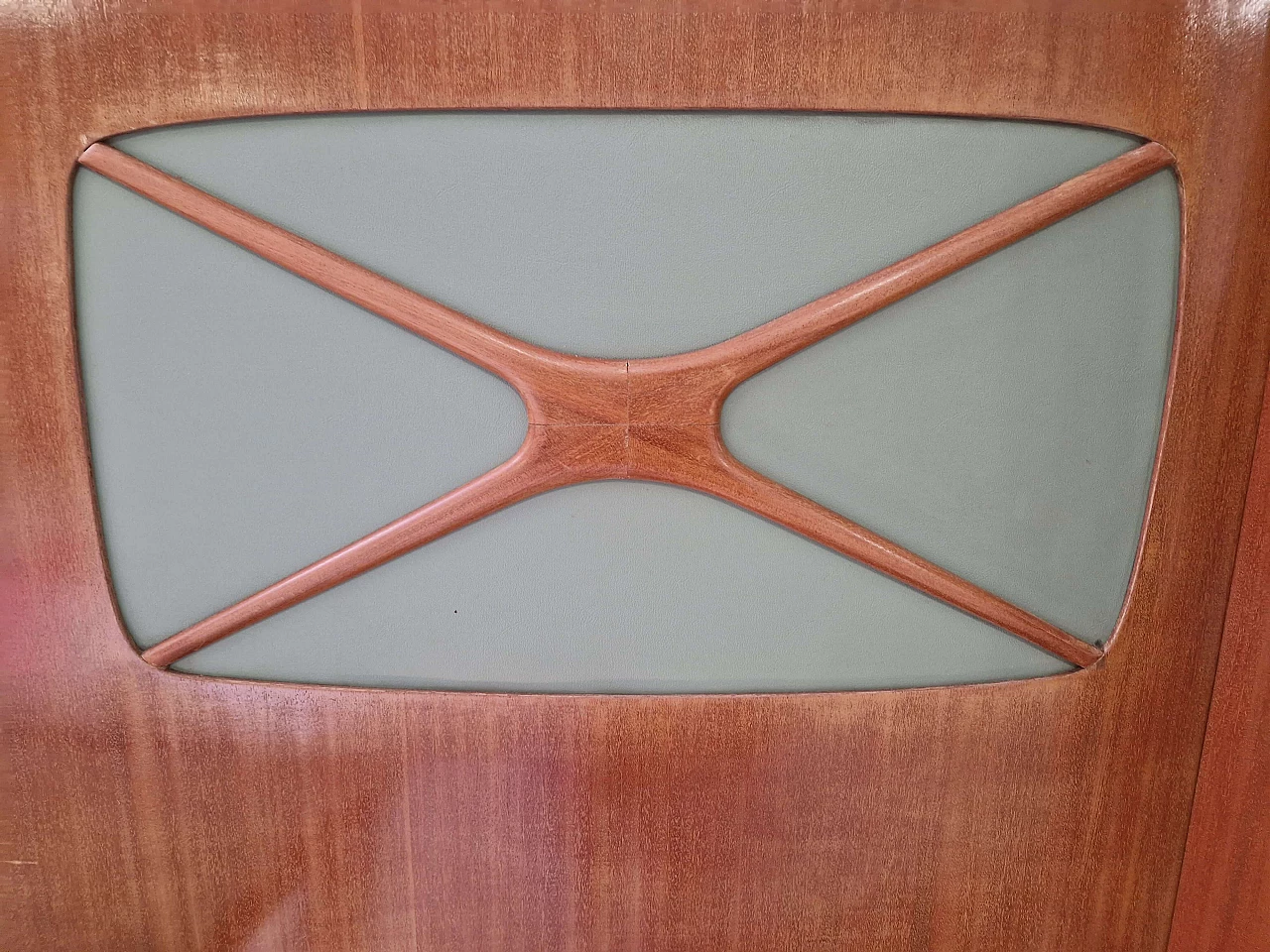 Mobile da ingresso con consolle, portaombrelli e specchio, anni '50 4