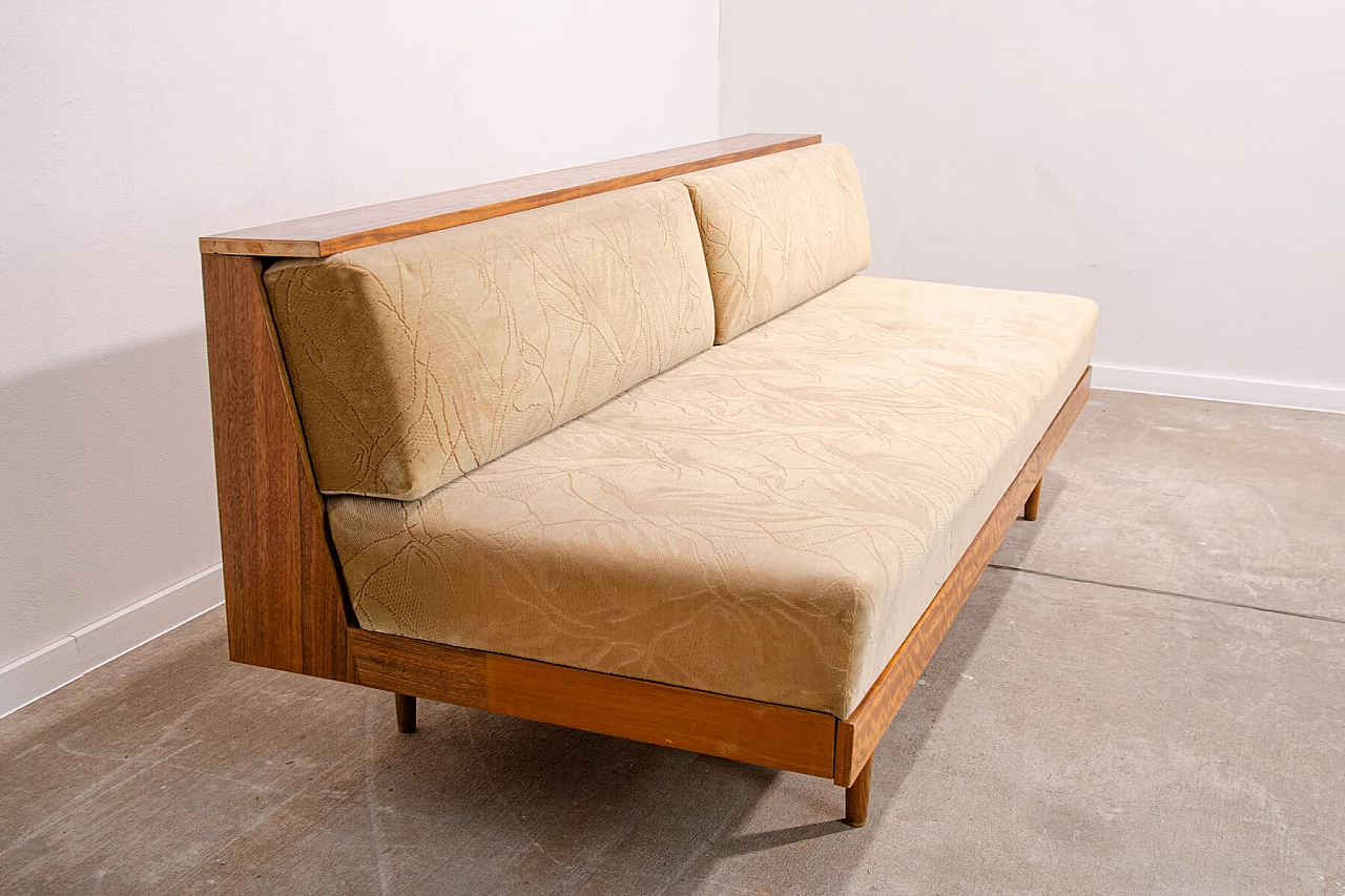 Sofa bed by Vyčítal and Sedláček for Dřevotvar Jablonné nad Orlicí, 1960s 5