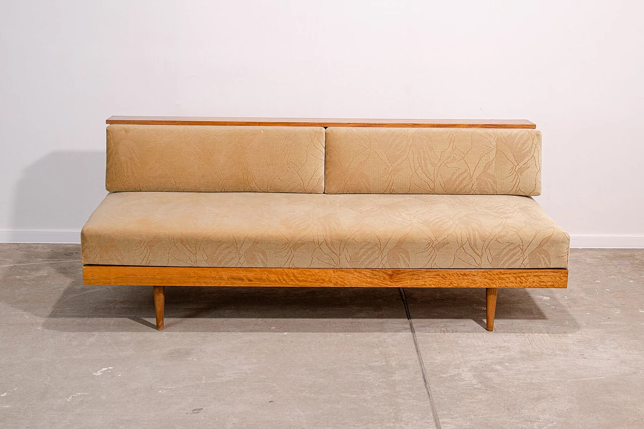 Sofa bed by Vyčítal and Sedláček for Dřevotvar Jablonné nad Orlicí, 1960s 20