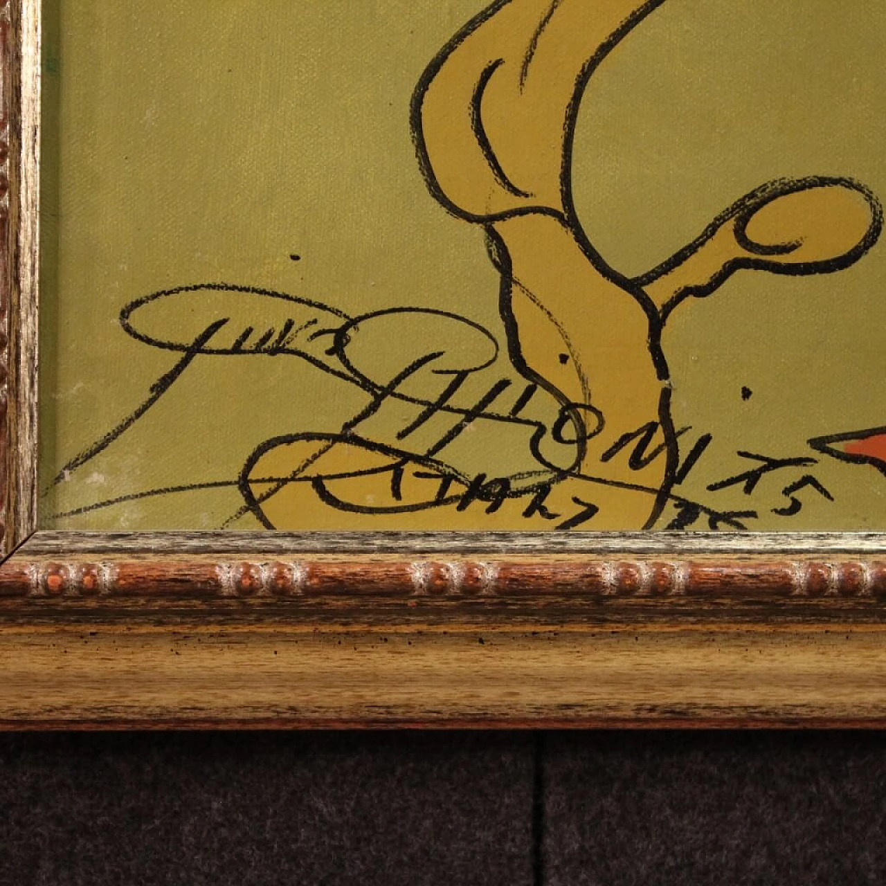 Genesi da salvare, tecnica mista su tela, anni '80 7