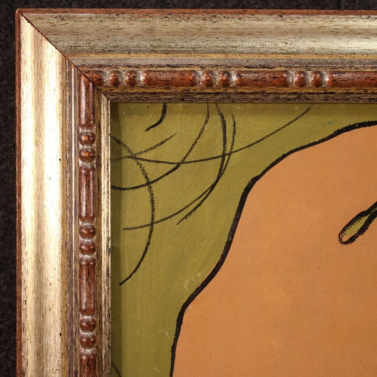 Genesi da salvare, tecnica mista su tela, anni '80 15