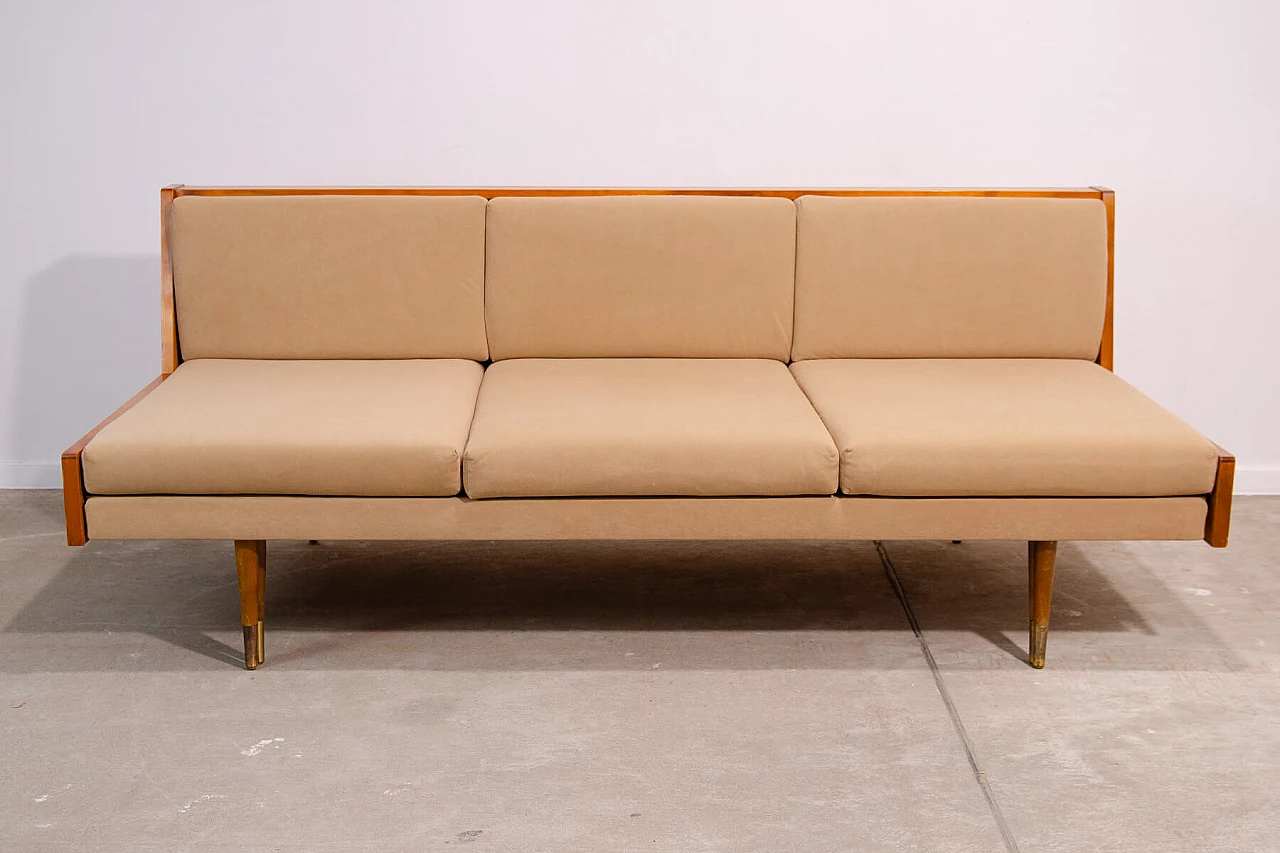 Scandinavian-style folding sofa by Sedláček & Vyčítal, 1960s 2