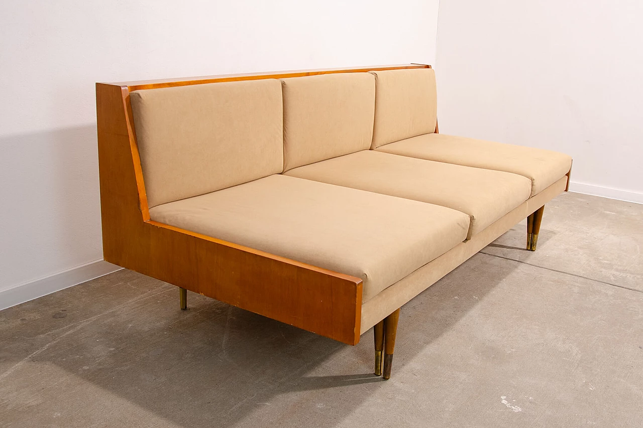 Scandinavian-style folding sofa by Sedláček & Vyčítal, 1960s 4