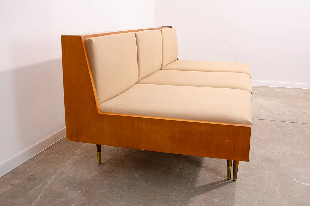 Scandinavian-style folding sofa by Sedláček & Vyčítal, 1960s 5