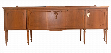 Credenza stile inglese in noce nazionale