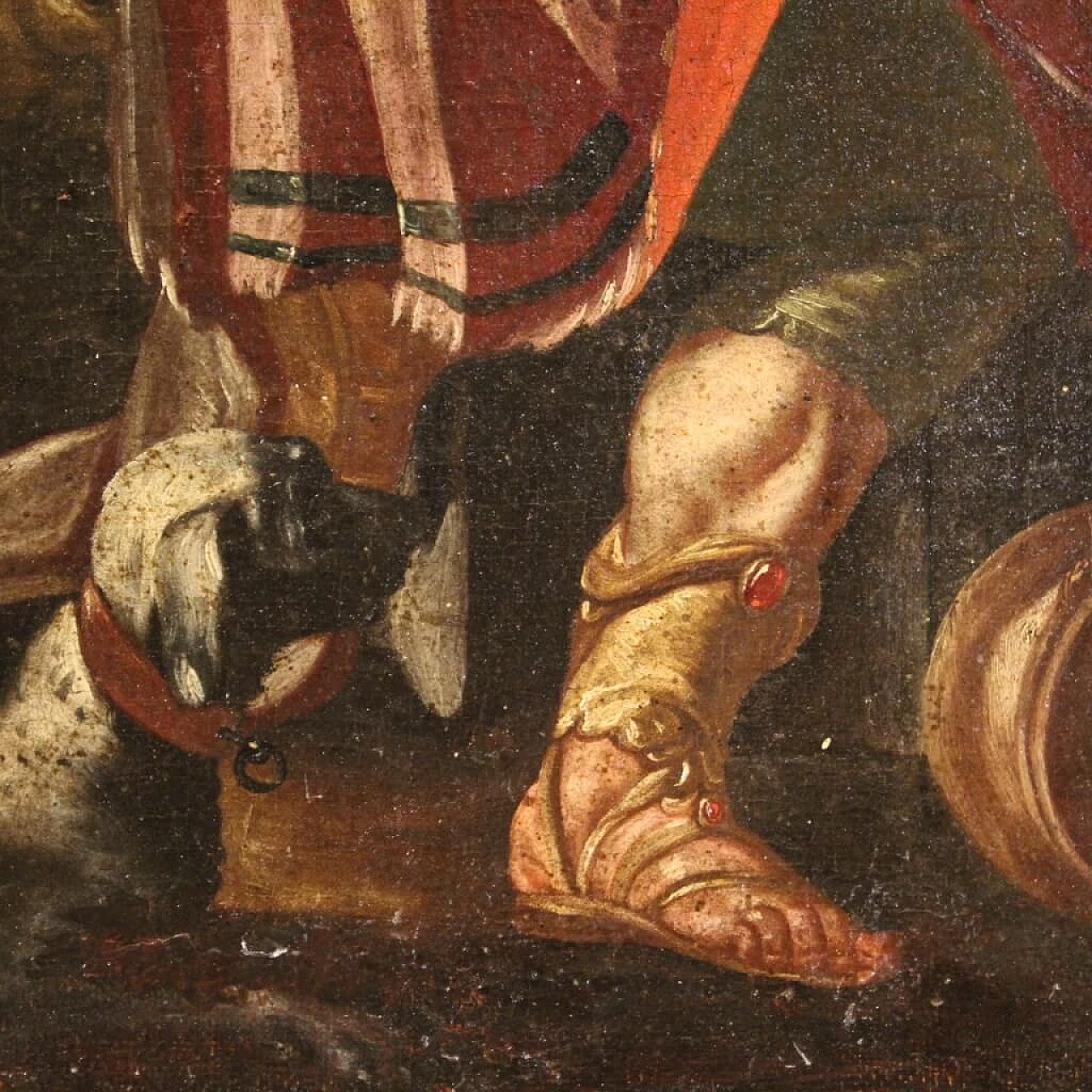 Rachel and Jacob at the well, oil on canvas, 18th century 13