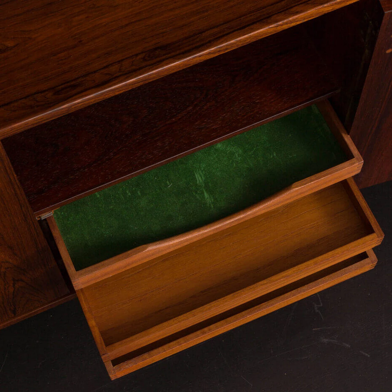 Modular rosewood bookcase with five cabinets by Kai Kristiansen for FM Mobler, 1960s 19