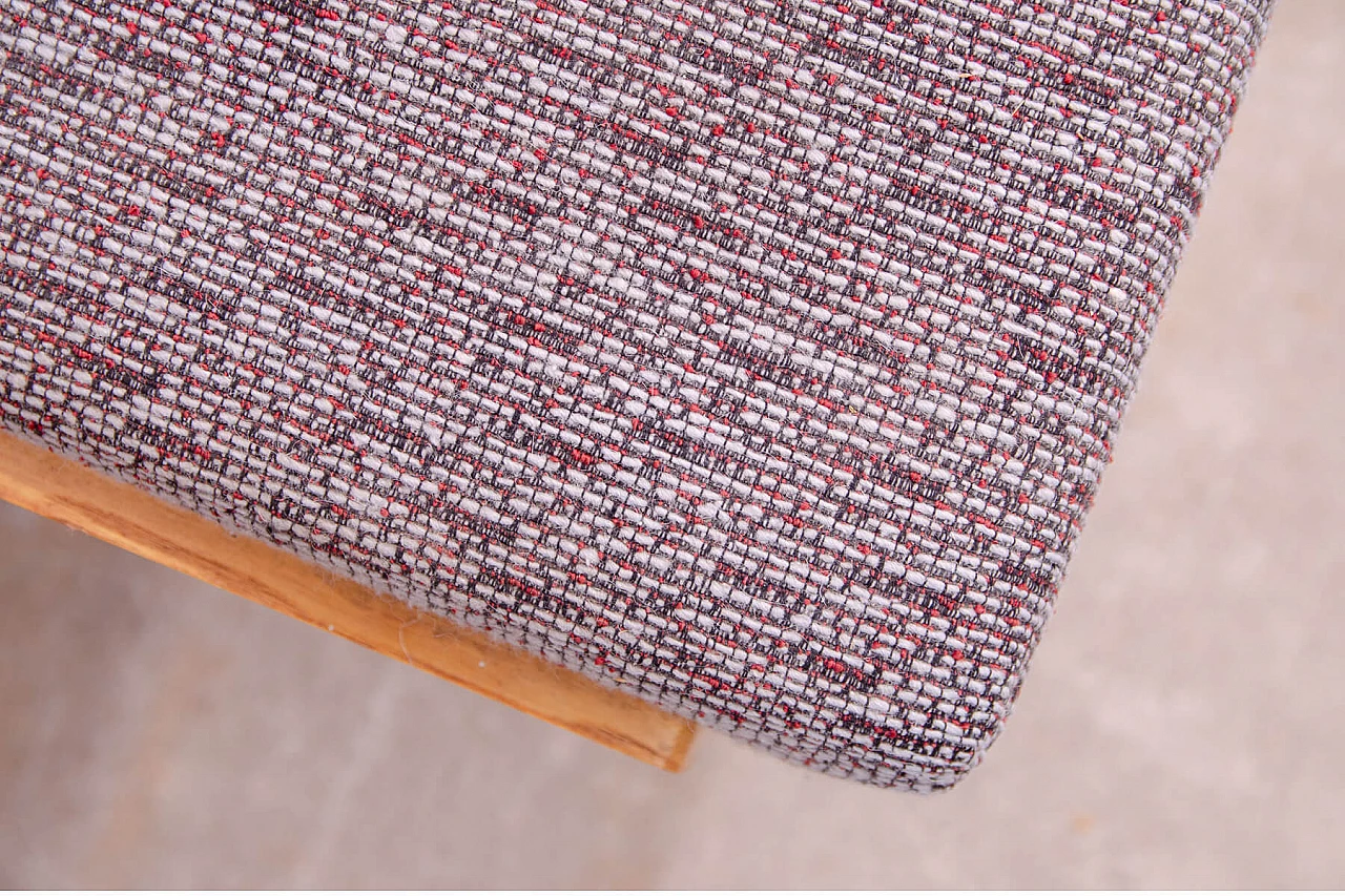 Ash veneered wood and fabric sofa bed by Tatra Nábytok, 1970s 29