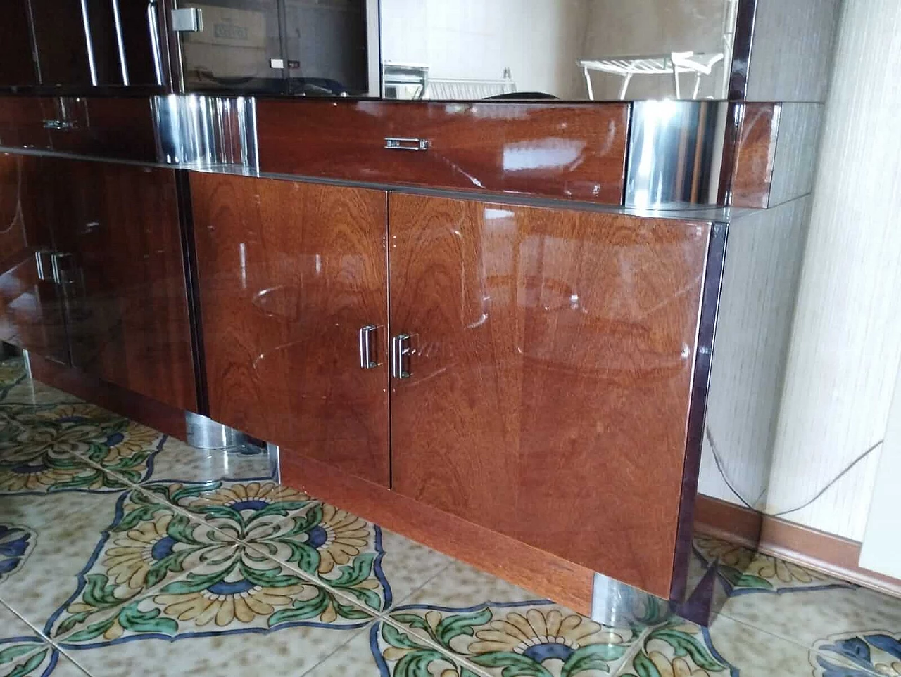 Sideboard with showcase and bar corner, 1970s 10