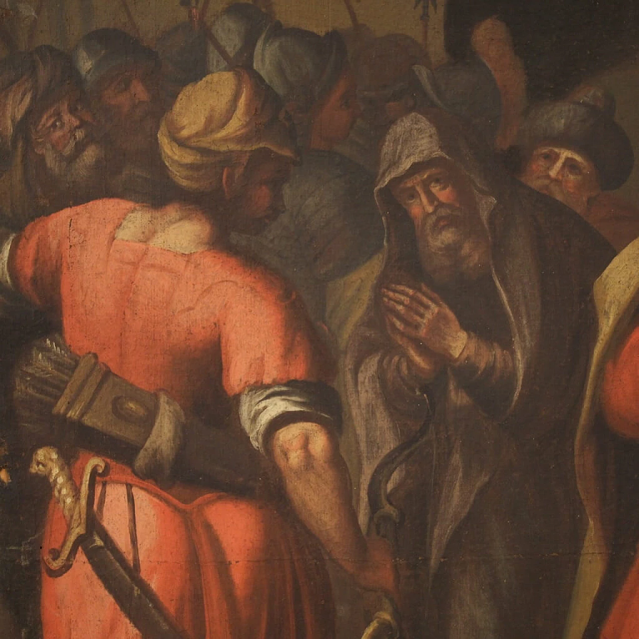 King David in Jerusalem, oil painting on canvas, first half of the 18th century 10