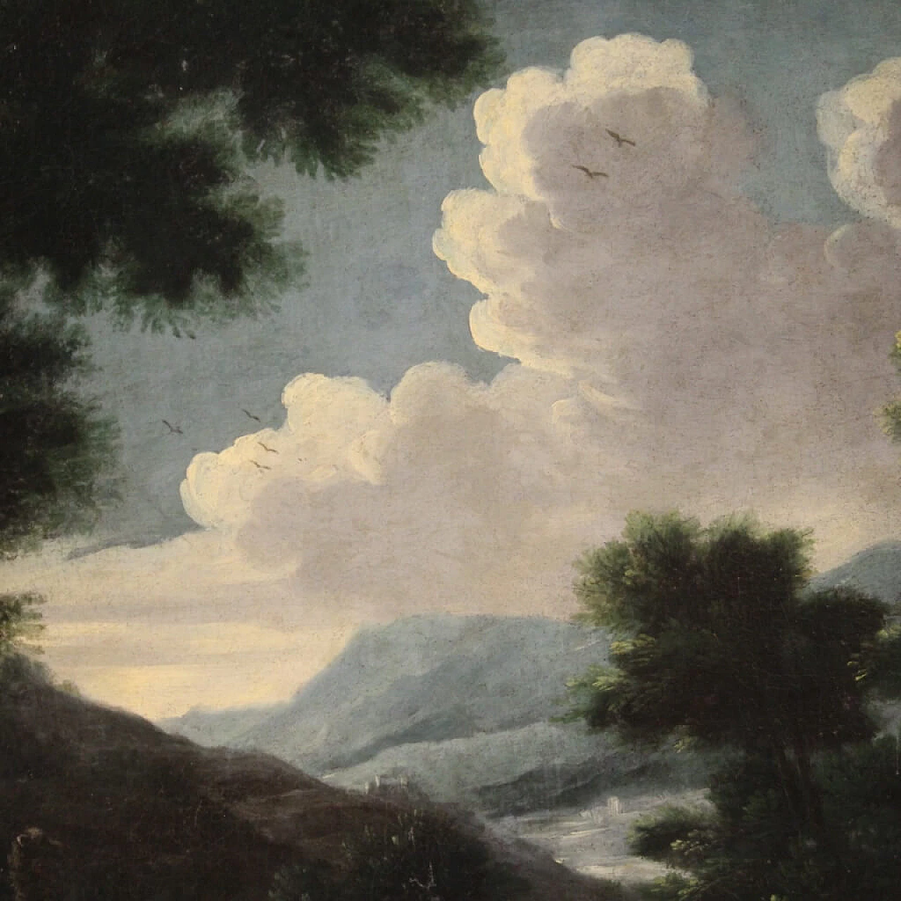 Joseph at the well, oil painting on canvas, 18th century 5