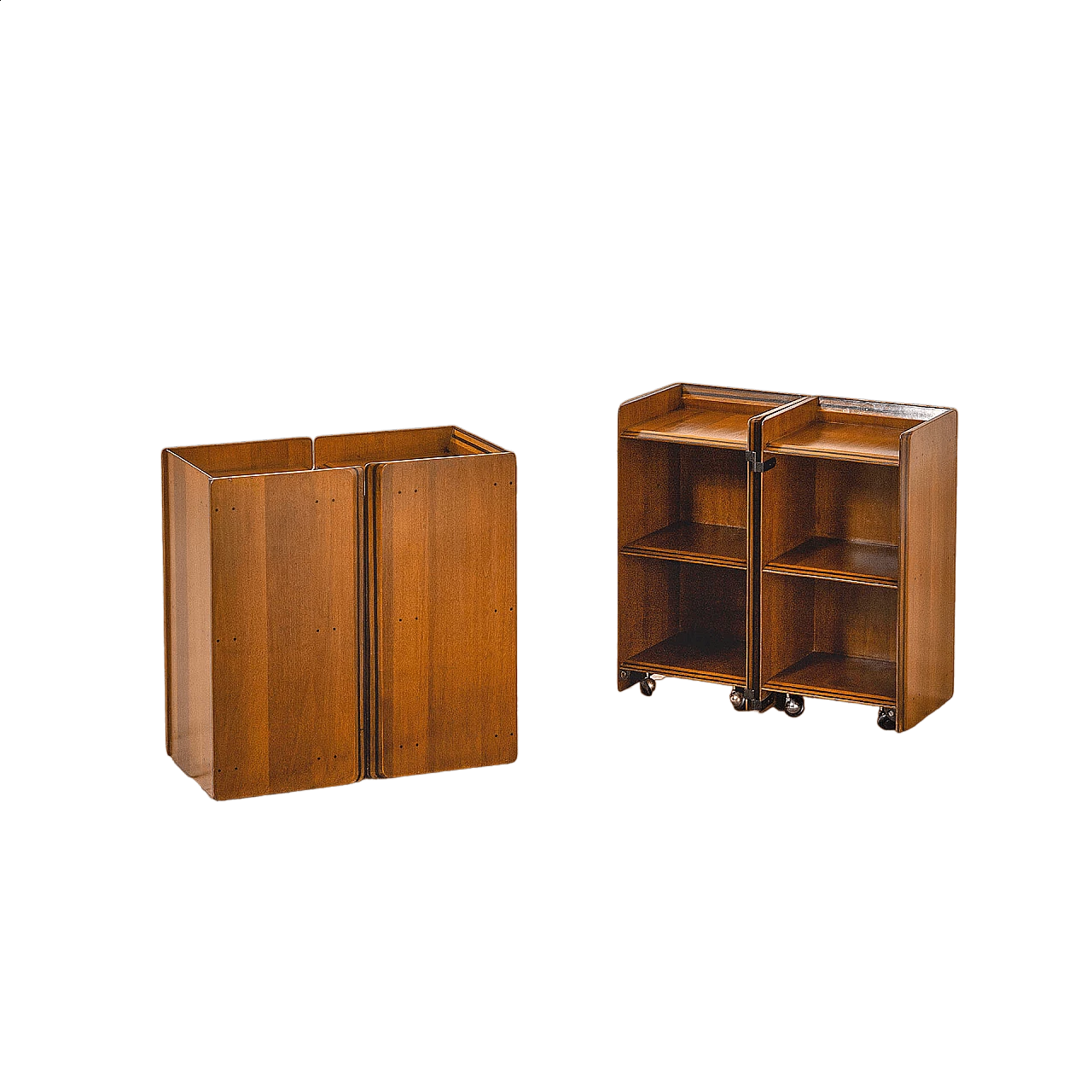 Pair of Artona bedside tables by Afra and Tobia Scarpa for Maxalto, 1970s 6