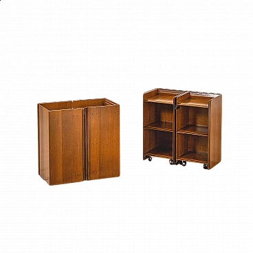 Pair of Artona bedside tables by Afra and Tobia Scarpa for Maxalto, 1970s