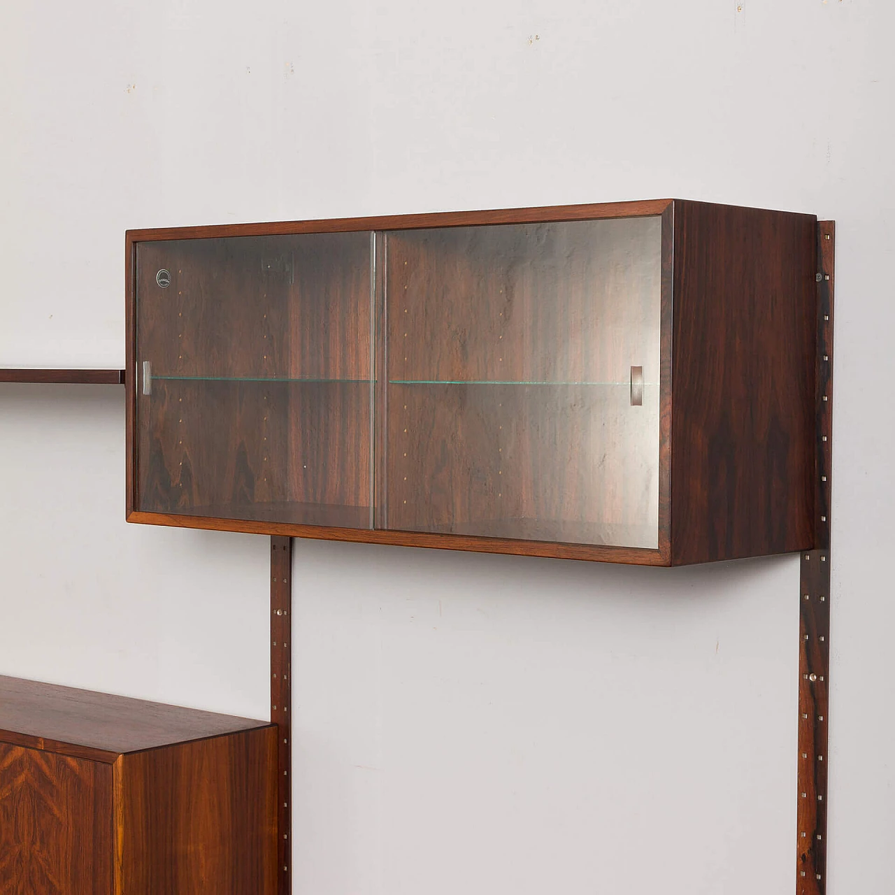 Three-bay rosewood bookcase by Hansen & Guldborg, 1960s 9