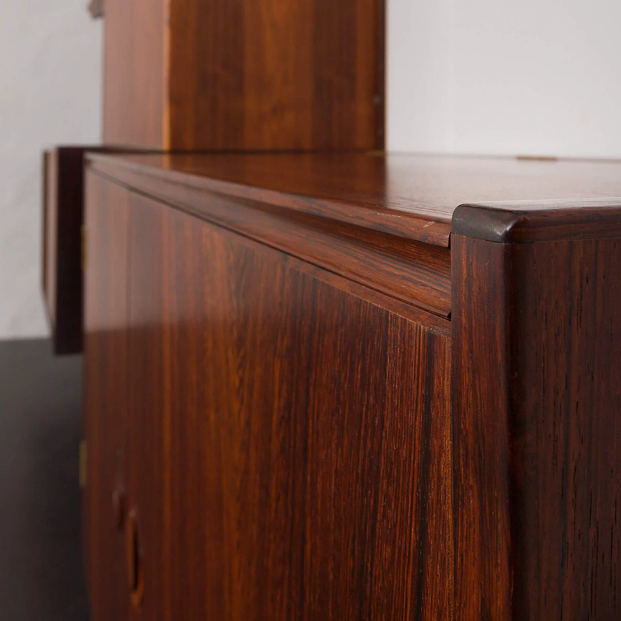 Three-bay rosewood bookcase by Hansen & Guldborg, 1960s 13