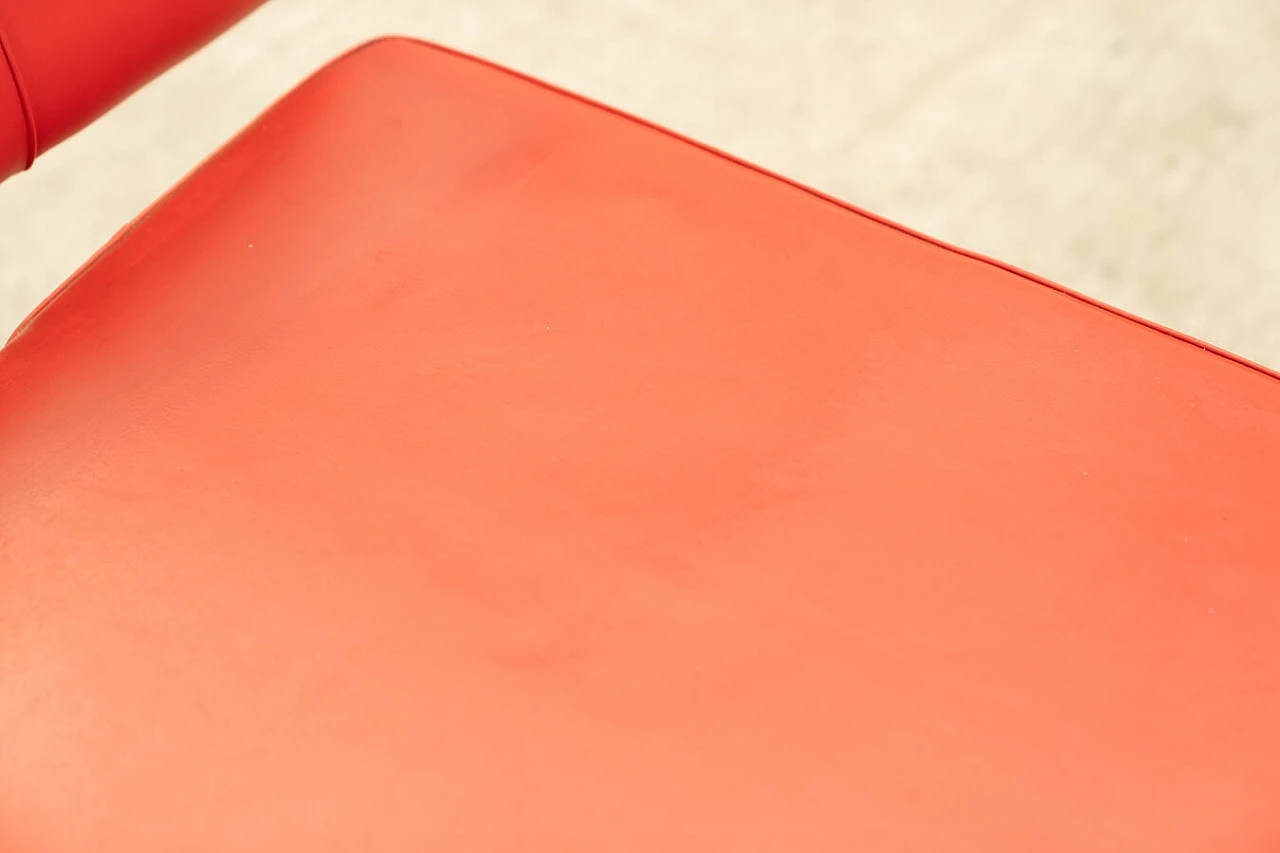 Divano Letto anni ‘70 pelle rossa Pirelli 1379163