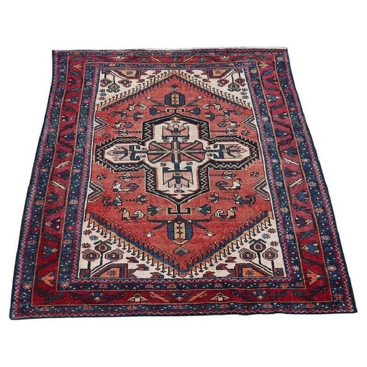 Hand-knotted wool Kazak carpet, 1930s 1