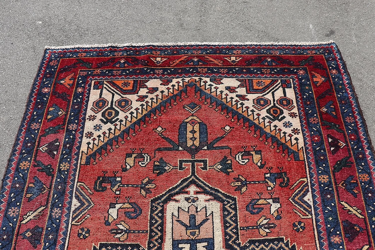 Hand-knotted wool Kazak carpet, 1930s 2