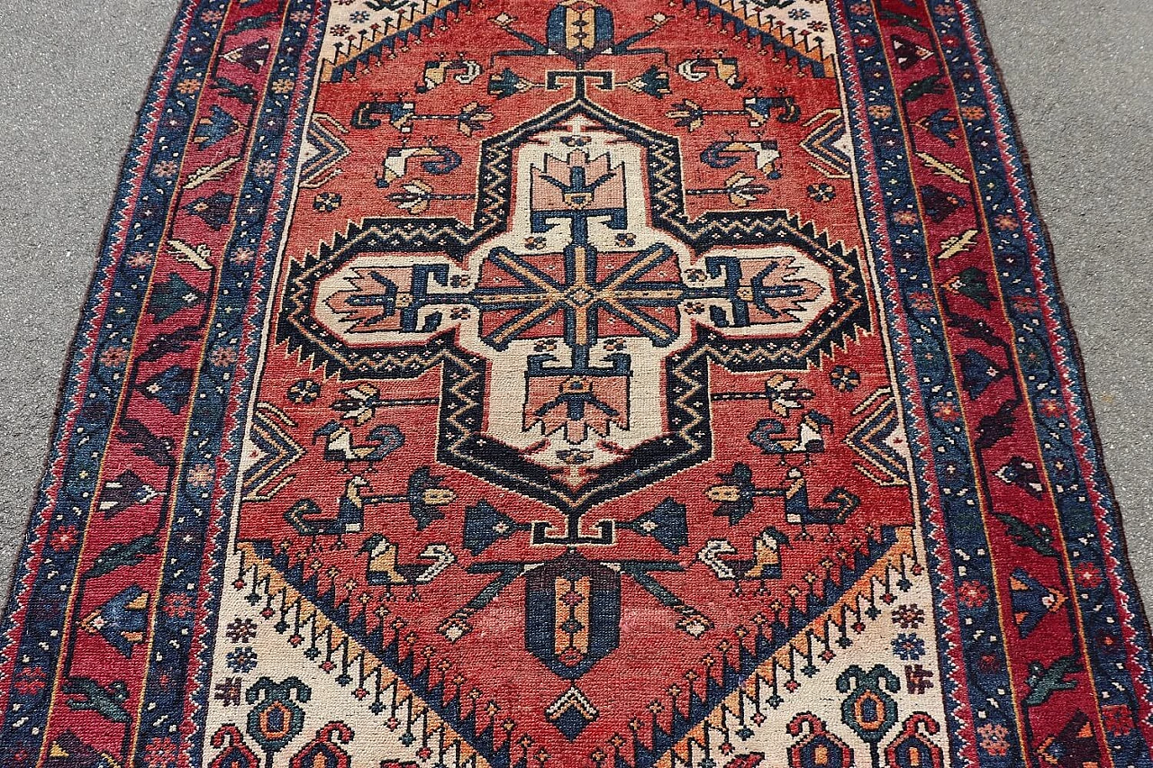 Hand-knotted wool Kazak carpet, 1930s 3