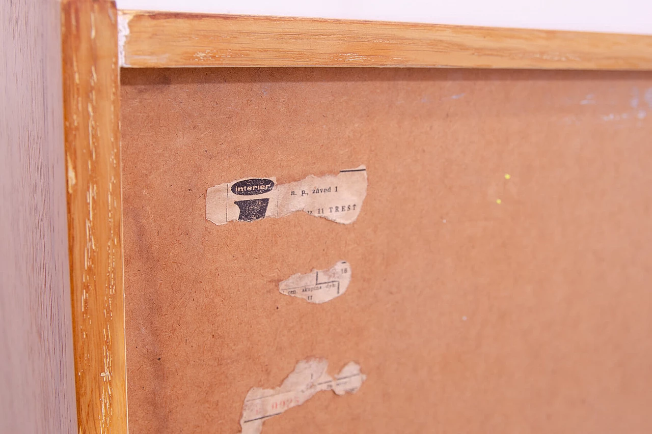 Cassettiera U-458 in faggio e compensato di Jiri Jiroutek per Interier Praha, anni '60 21