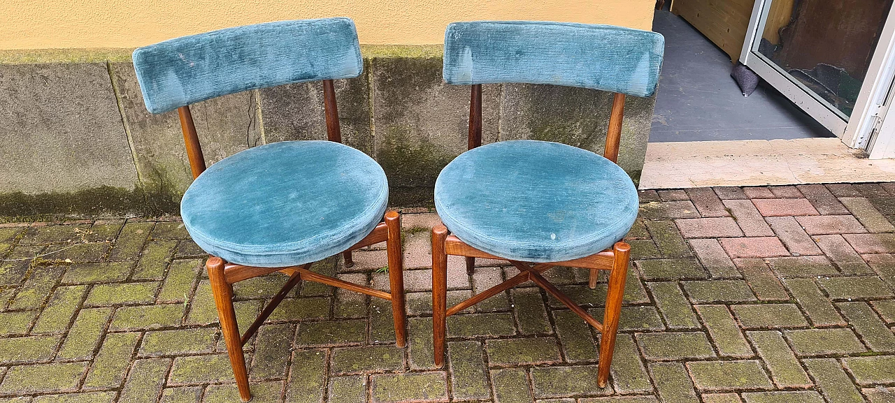 6 Sedie in teak di Victor Wilkins per G-Plan, anni '60 1