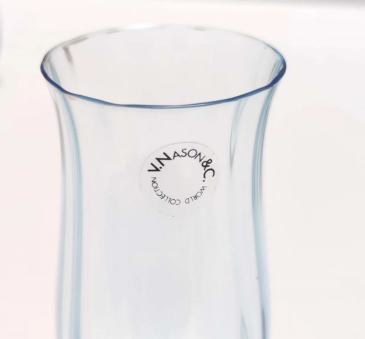 6 Multicoloured Murano glass beakers by Vincenzo Nason, 1990s 10