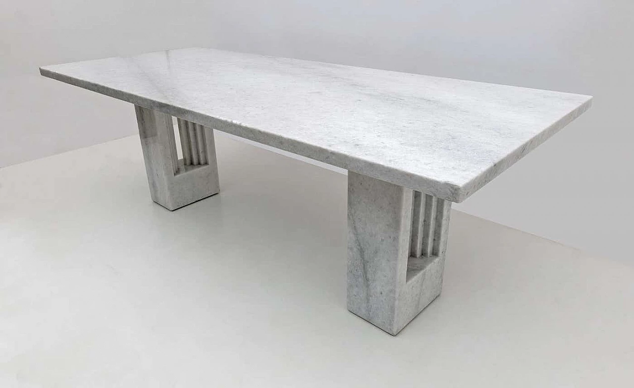 Tavolo Delfi in marmo di Marcel Breuer e Carlo Scarpa per Gavina, anni '60 5