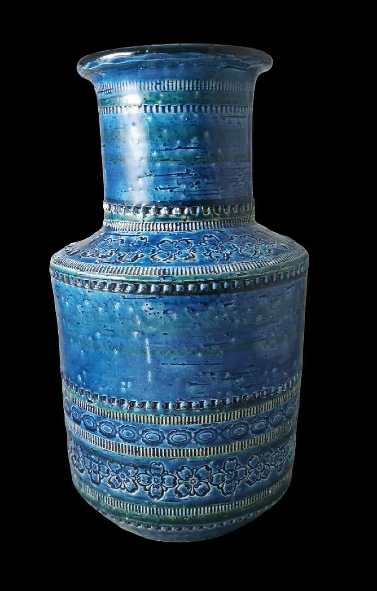 Vaso in ceramica smaltata di Aldo Londi per Bitossi, anni '60 2