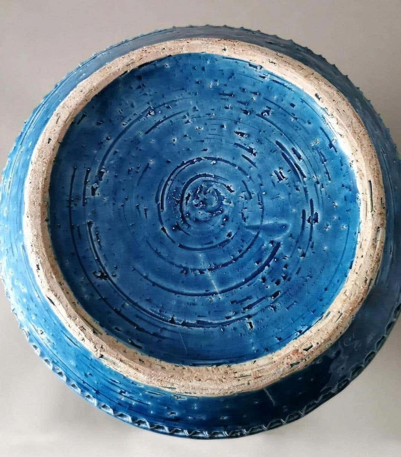 Vaso in ceramica smaltata di Aldo Londi per Bitossi, anni '60 12