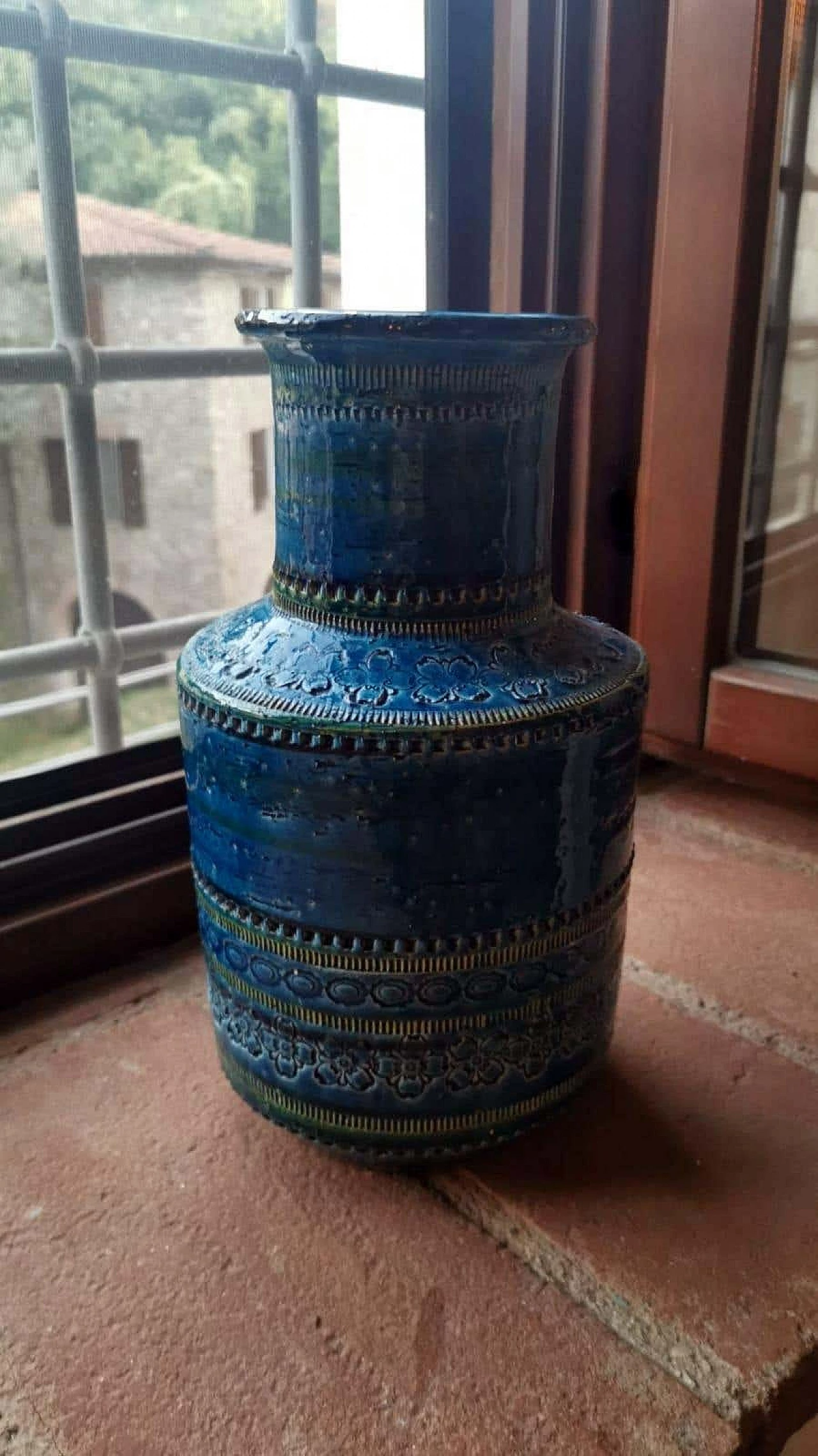 Vaso in ceramica smaltata di Aldo Londi per Bitossi, anni '60 14